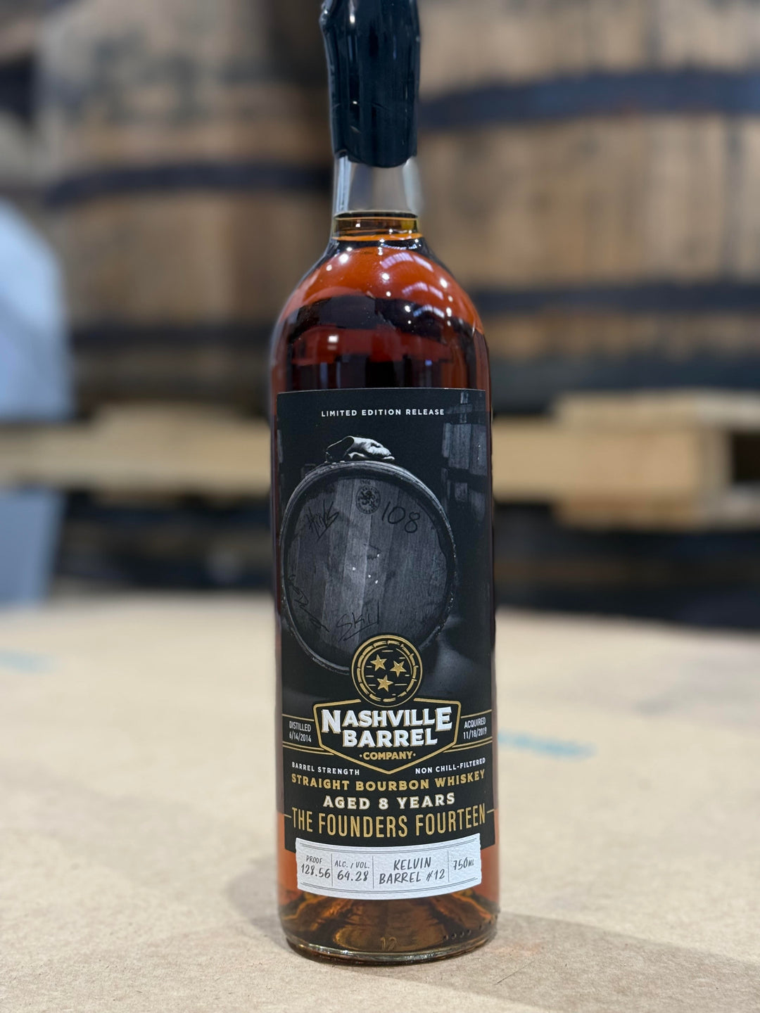 Nashville Barrel Co 8yr Single Barrel - Founders Fourteen - #12 - 128.56 Proof
