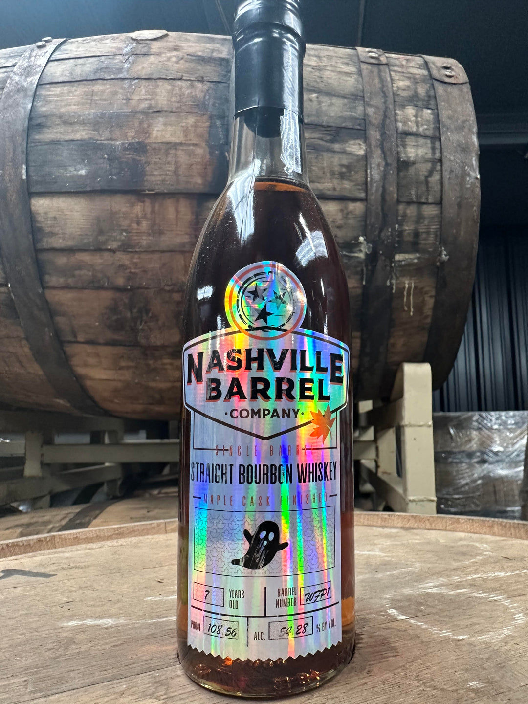 Nashville Barrel Co 7yr Bourbon finished in a Maple Cask - Private Pick Ghostown - WFP1 - 750ml