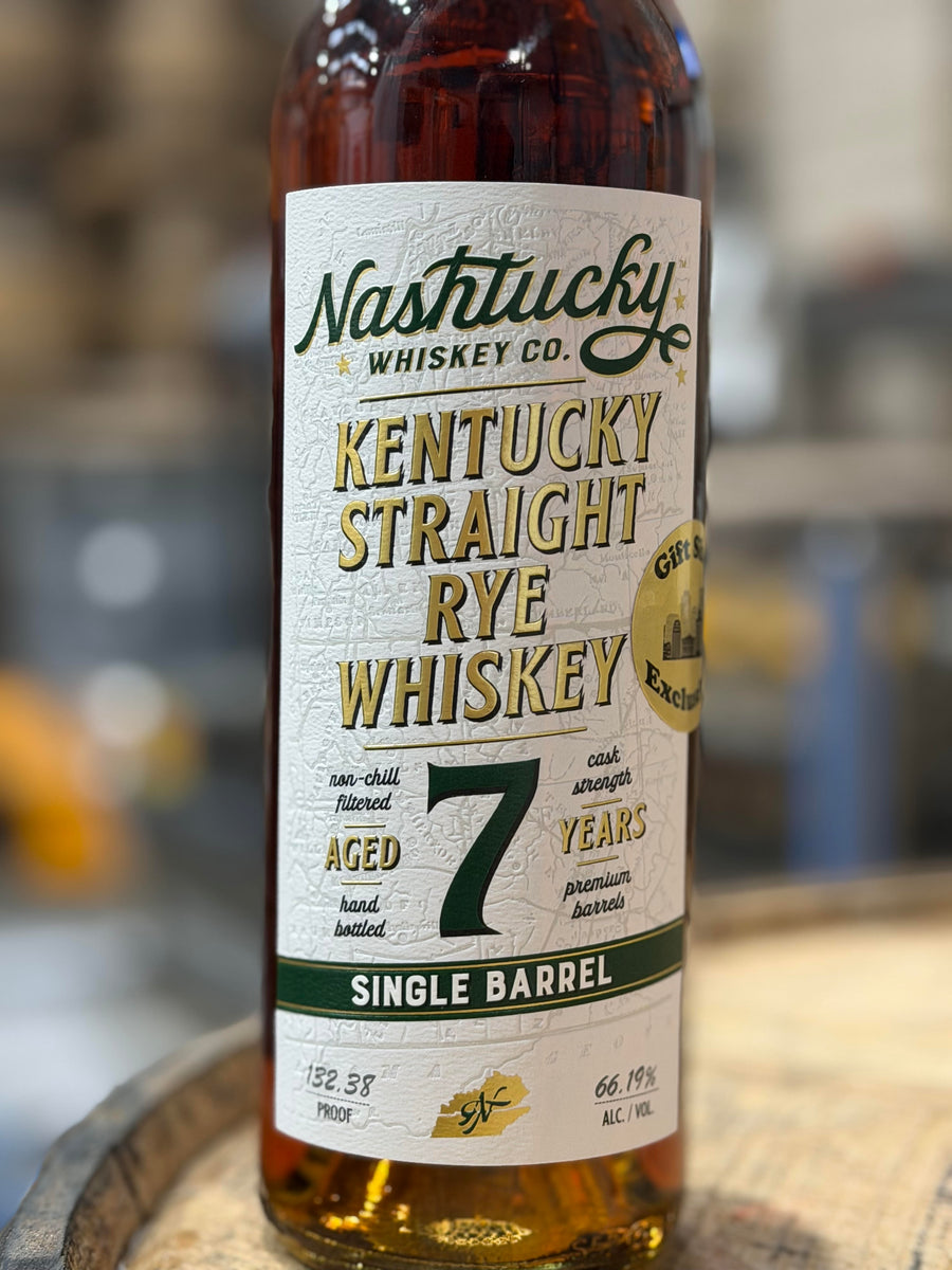 Nashtucky 7yr Kentucky  Single Barrel Rye Whiskey - #10094 - 132.38 Proof