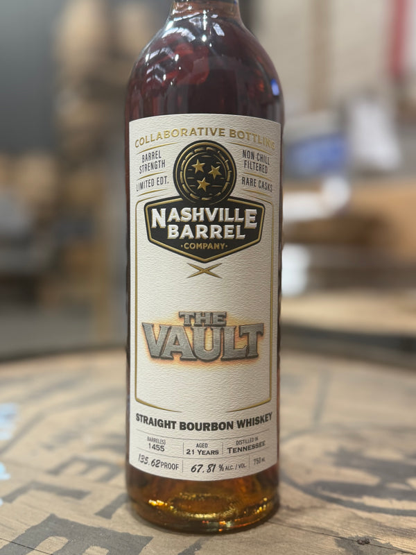 Nashville Barrel Co 21yr Single Barrel Bourbon - #1455 - 135.62 Proof - The Vault