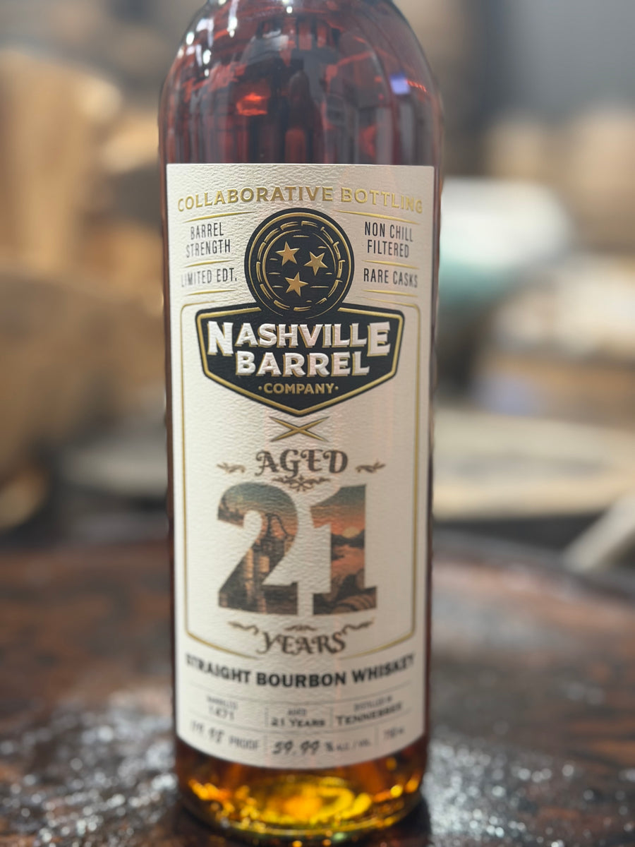 Nashville Barrel Co 21yr Single Barrel Bourbon - #1471 - 119.98 Proof -