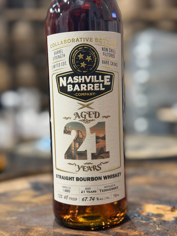 Nashville Barrel Co 21yr Single Barrel Bourbon - #1480 - 135.48 Proof