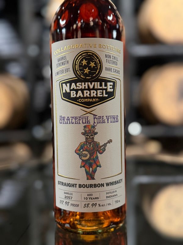 Nashville Barrel Co 10yr Straight Bourbon Whiskey - Grateful Kelvin - #2057 - 117.98 Proof
