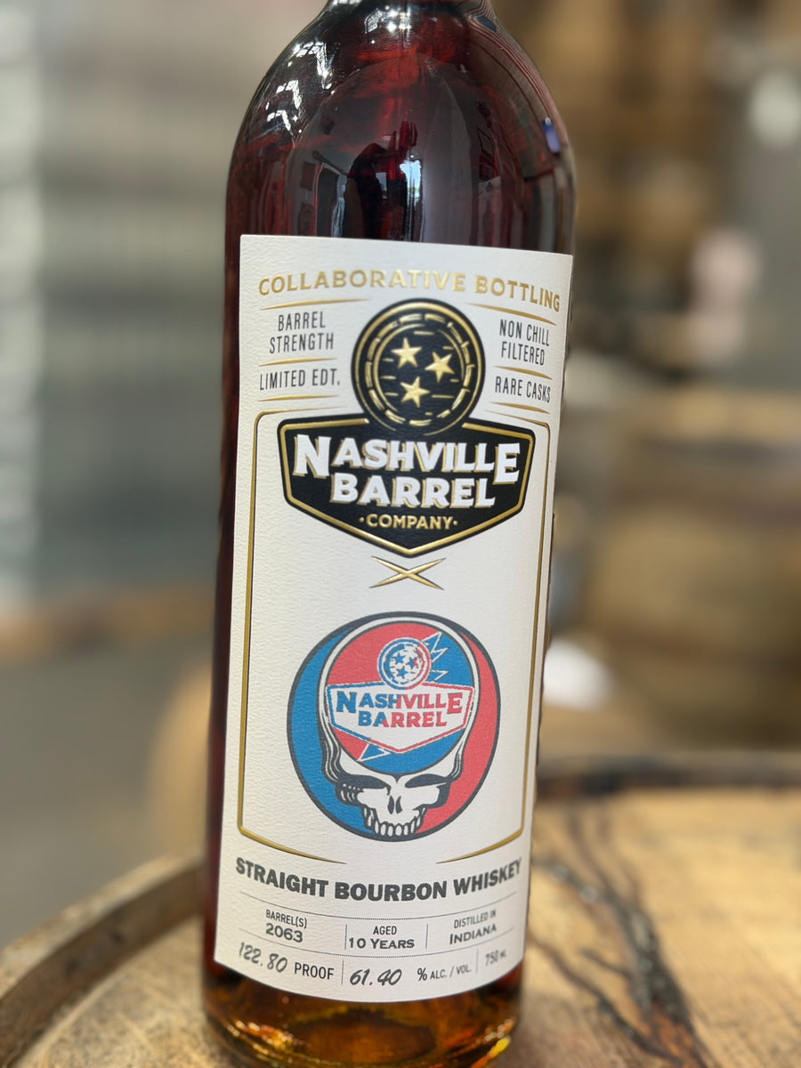Nashville Barrel Co 10yr Single Barrel Bourbon - #2063 - Grateful Kelvin - 122.80 Proof