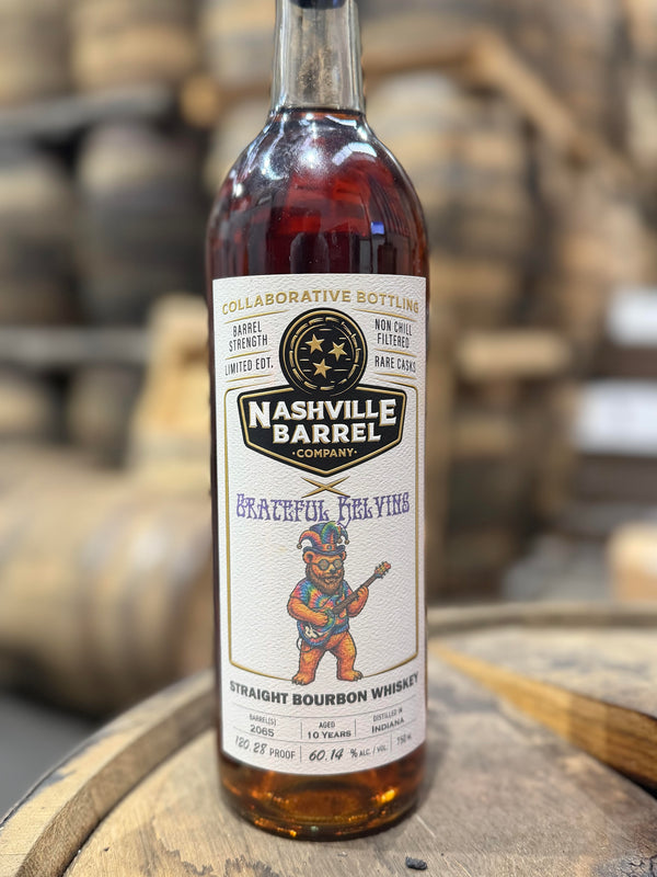 Nashville Barrel Co 10yr Single Barrel Bourbon - #2065 - Grateful Kelvin -  120.28 Proof