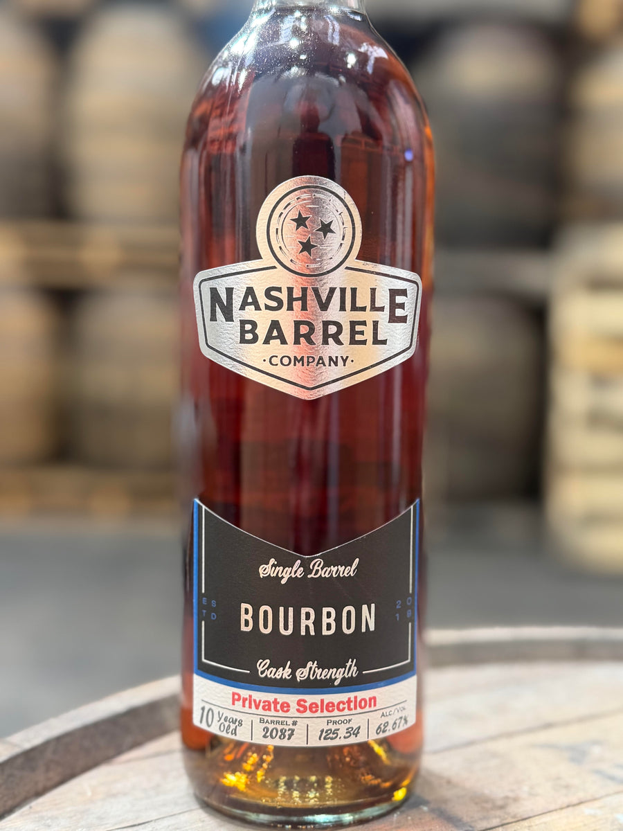 Nashville Barrel Co 10yr Single Barrel Bourbon - #2087 - 125.34 Proof