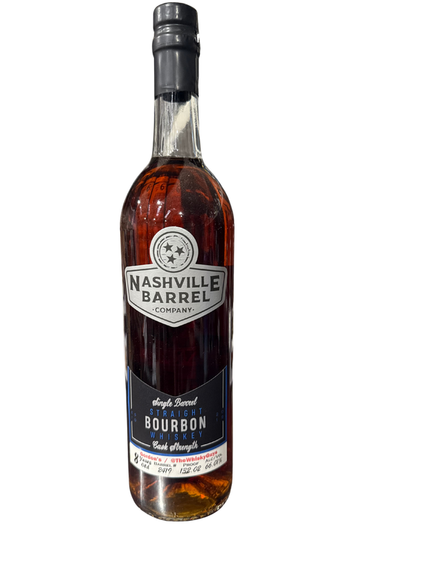 Nashville Barrel Co 8yr Single Barrel Bourbon - #2419 - 132.02 Proof - Gordon's