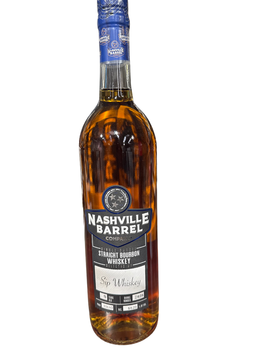 Nashville Barrel Co 8yr Single Barrel Bourbon - #2818 - Sip Whiskey