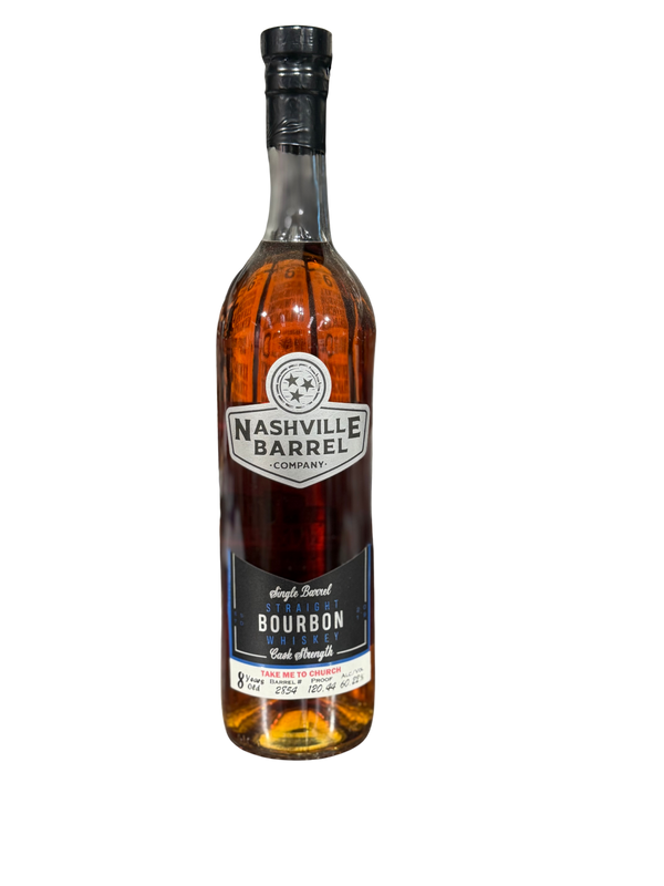 Nashville Barrel Co 8yr Single Barrel Kentucky Bourbon - #2854 - Take me to Church