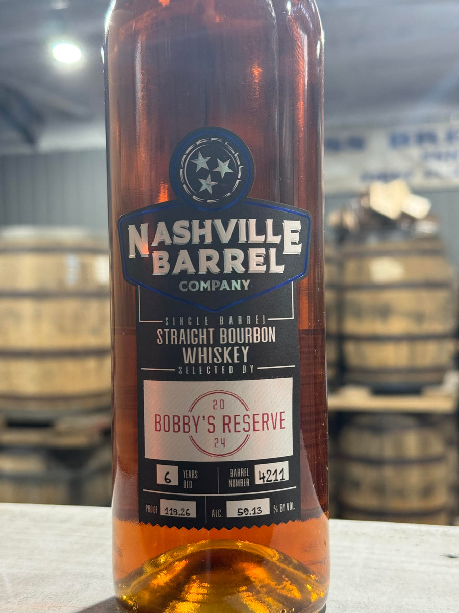 Nashville Barrel Co 6yr Single Barrel Bourbon - Bobby Reserve - #4211