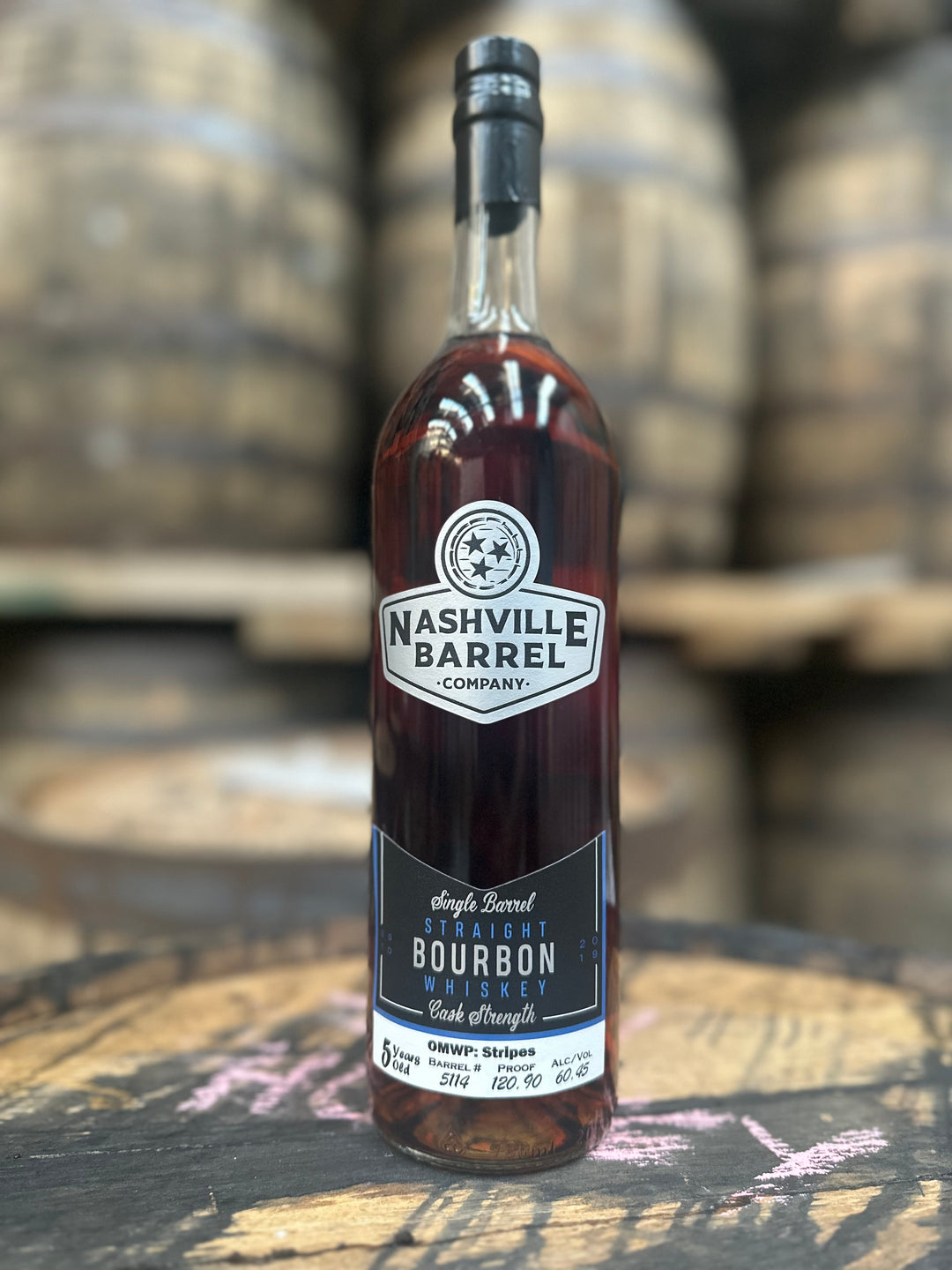 Nashville Barrel Co 5yr Single Barrel Kentucky Bourbon - #5114 - OMWP Stars