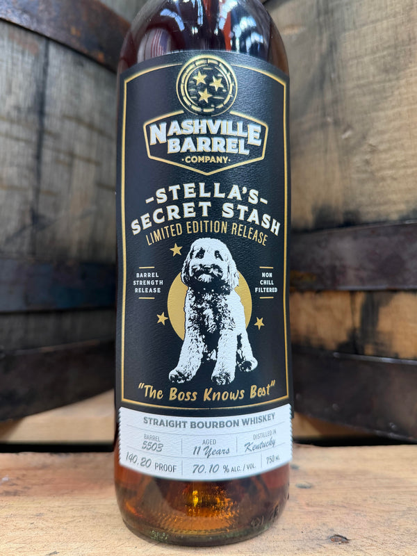 Stella's Stash 11yr Straight Kentucky Bourbon - #5503 - 140.20 Proof -Hazmat Birthday Bottle