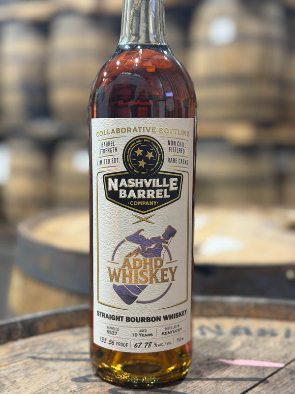 Nashville Barrel Co 10yr Single Barrel Bourbon - #5573 - 135.56 Proof - ADHD