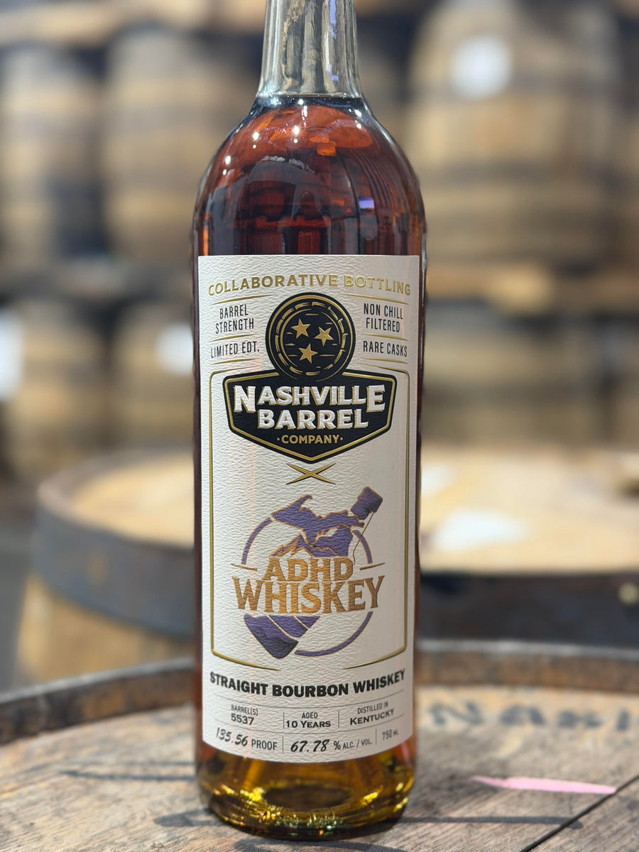 Nashville Barrel Co 10yr Single Barrel Bourbon - #5573 - 135.56 Proof - ADHD