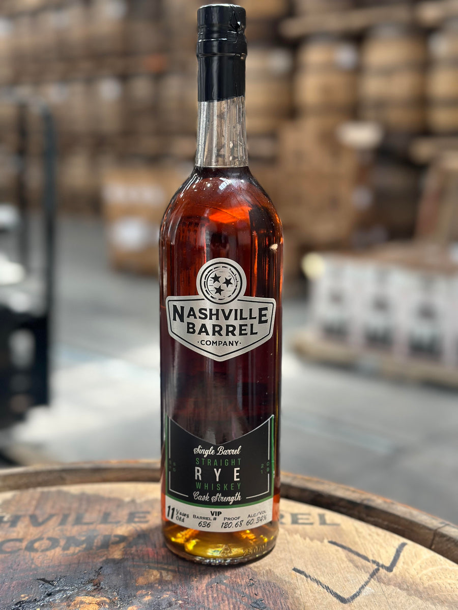 Nashville Barrel Co 11yr MGP Single Barrel Rye - #636 - VIP  - 120.68 Proof