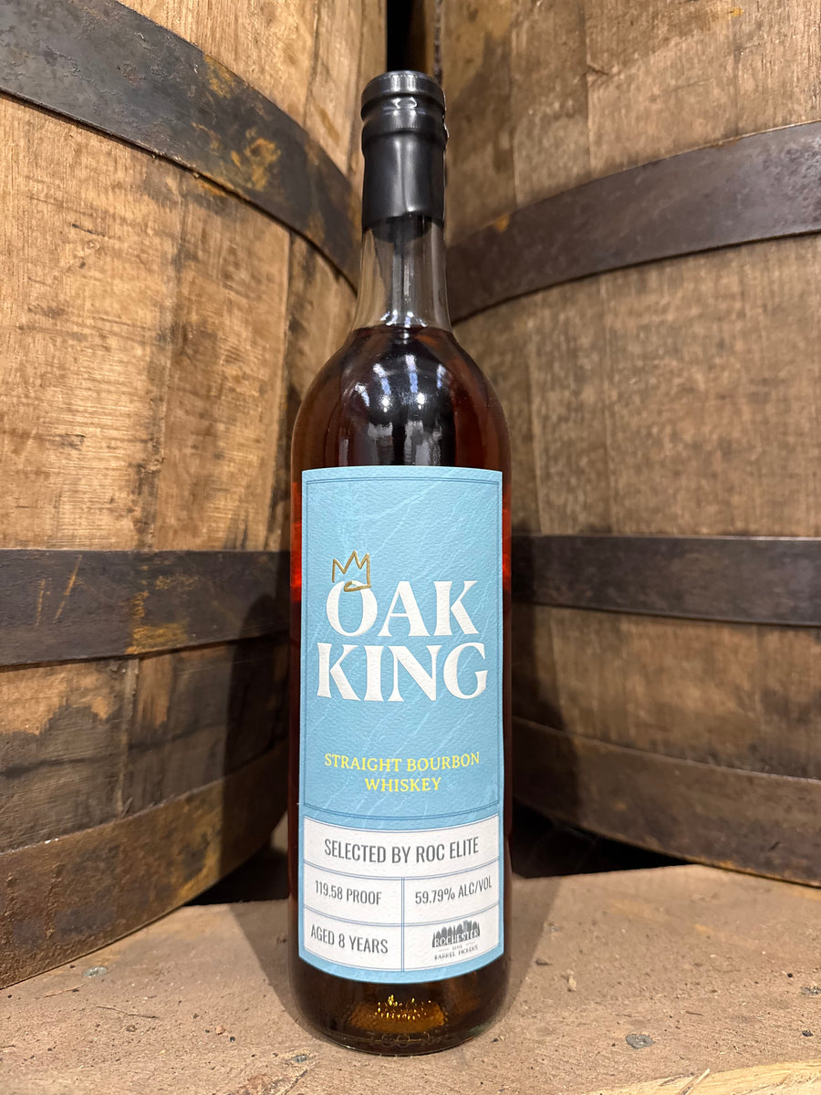 Oak King 8yr Single Barrel Bourbon.