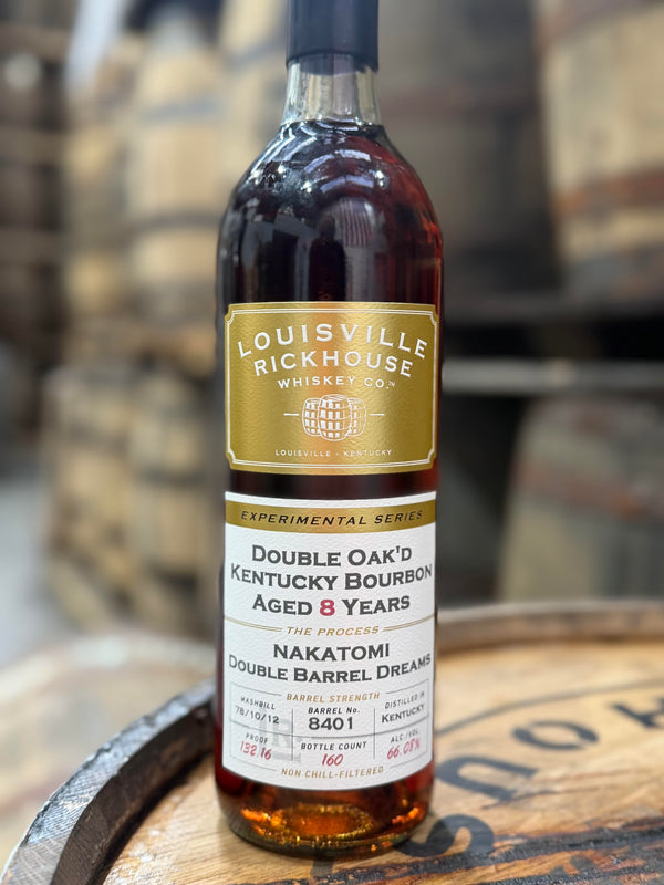 Louisville Rickhouse 8yr Double Barrel'd Straight Bourbon Whiskey - #8401 - Nakatomi - 132.16 Proof