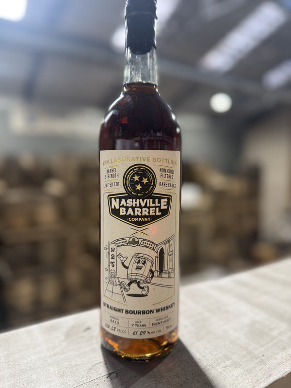 Nashville Barrel Co 7yr Single Barrel Bourbon - #8413 - 122.58 Proof