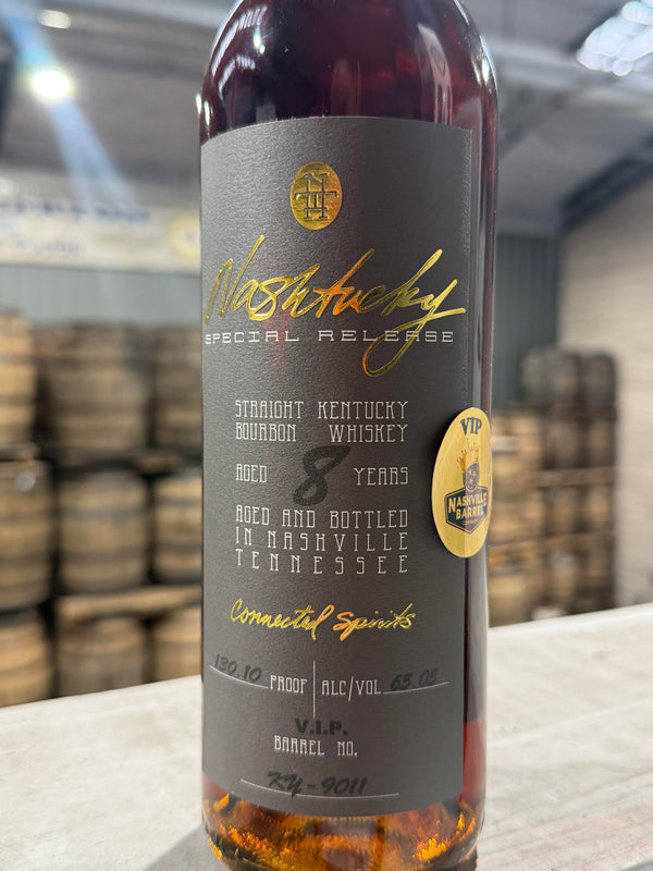 Nashtucky 8yr Single Barrel Kentucky Bourbon - #9011 - VIP Release - 130.10 Proof