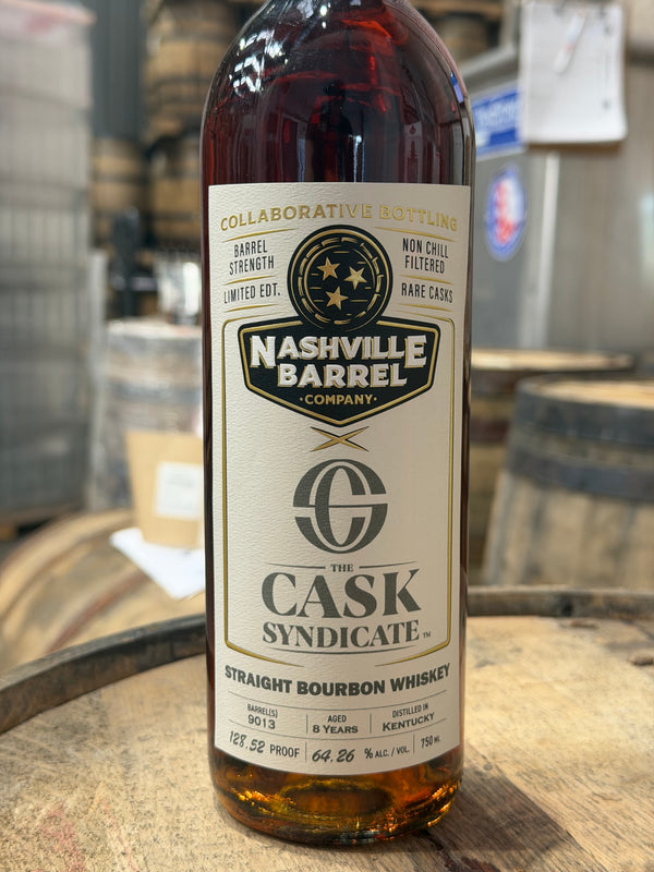 Nashville Barrel Co 8yr Single Barrel Kentucky Bourbon #9013 - 128.52 Proof - Cask Syndciate