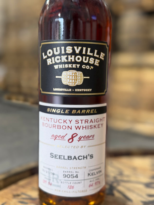 Louisville Rickhouse Whiskey Co 8yr Single Barrel Bourbon - #9054 - Seelbach's Pick