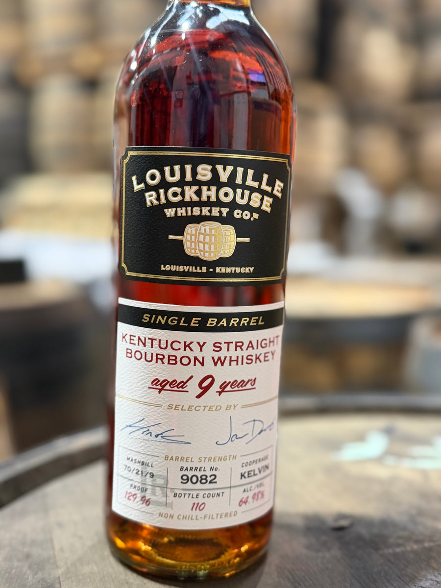Louisville Rickhouse 9yr Single Barrel Kentucky Bourbon #9082 - 129.96 Proof