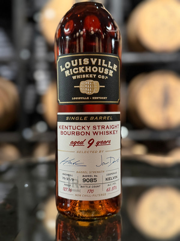 Louisville Rickhouse Kentucky Straight Bourbon Single Barrel - #9085 - 127.16 Proof