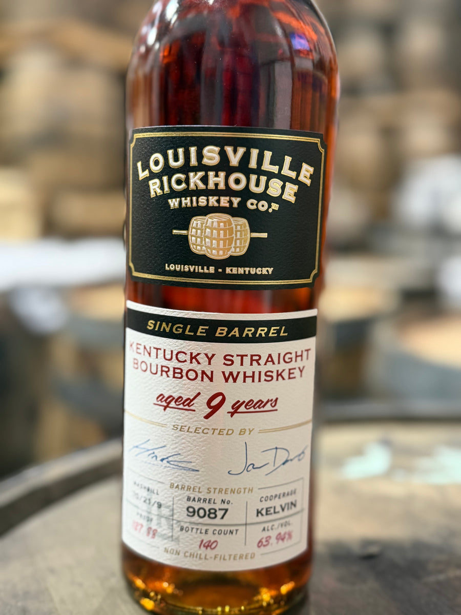 Louisville Rickhouse 9yr Single Barrel Kentucky Bourbon #9087 - 127.98  Proof