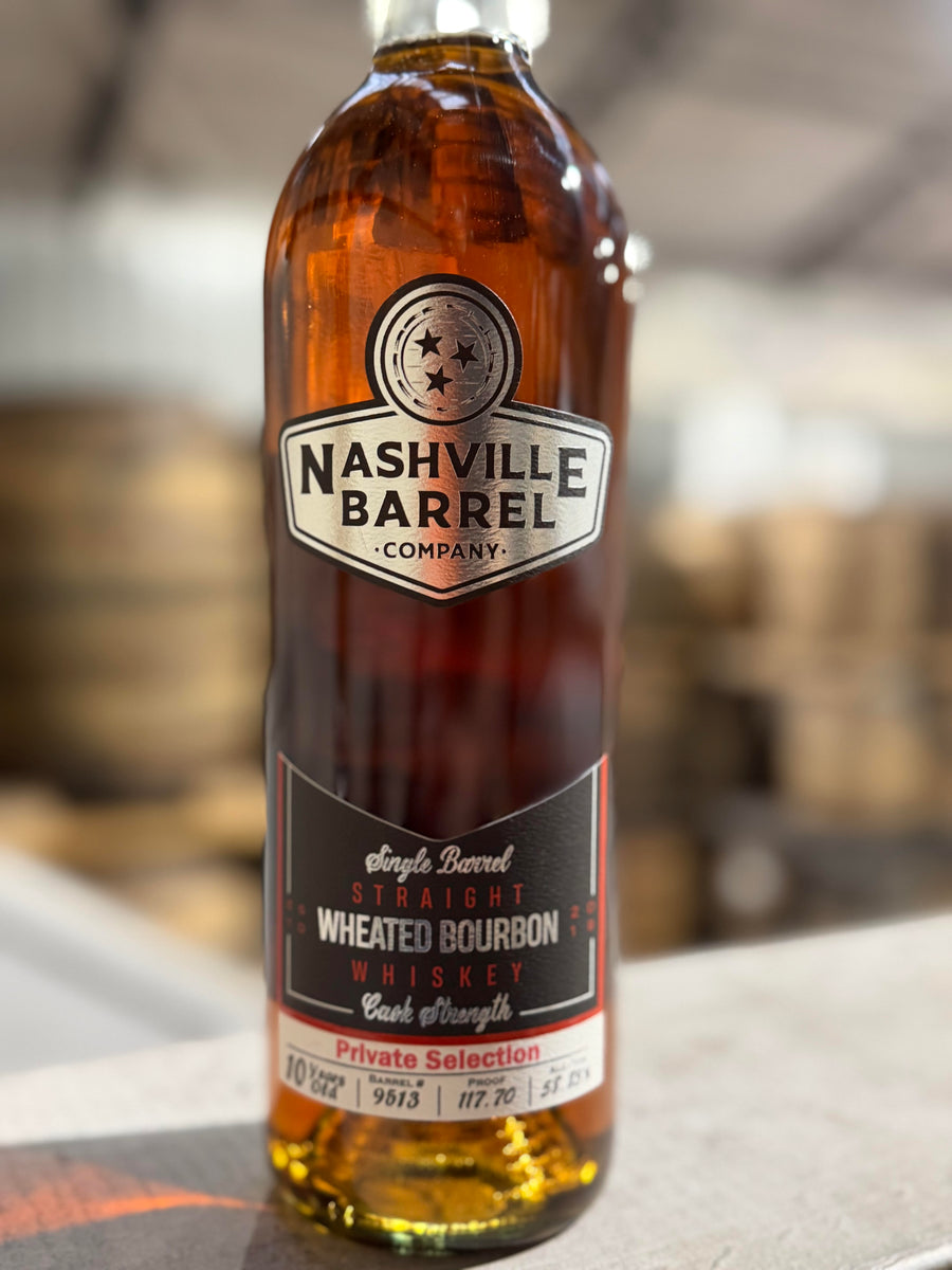 Nashville Barrel Co 10yr Single Barrel Wheated MGP Bourbon - #9513 - 117.70 Proof