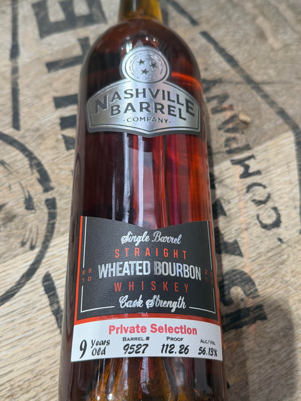 Nashville Barrel Co 9yr Single Barrel Wheated Bourbon - #9527 - 112.26 Proof - MGP