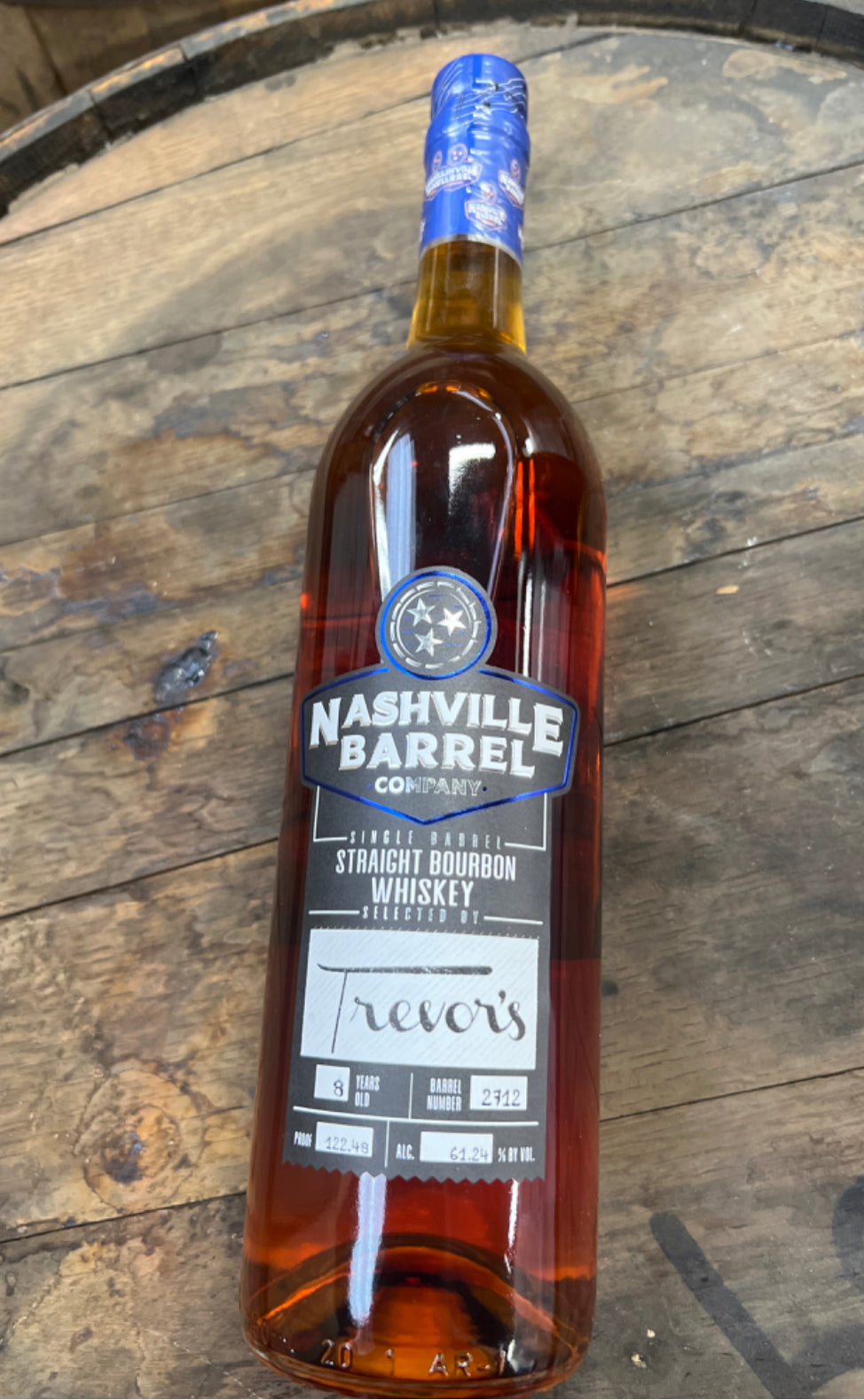 Nashville Barrel Co 8yr Single Barrel Bourbon - #2712 - Trevors