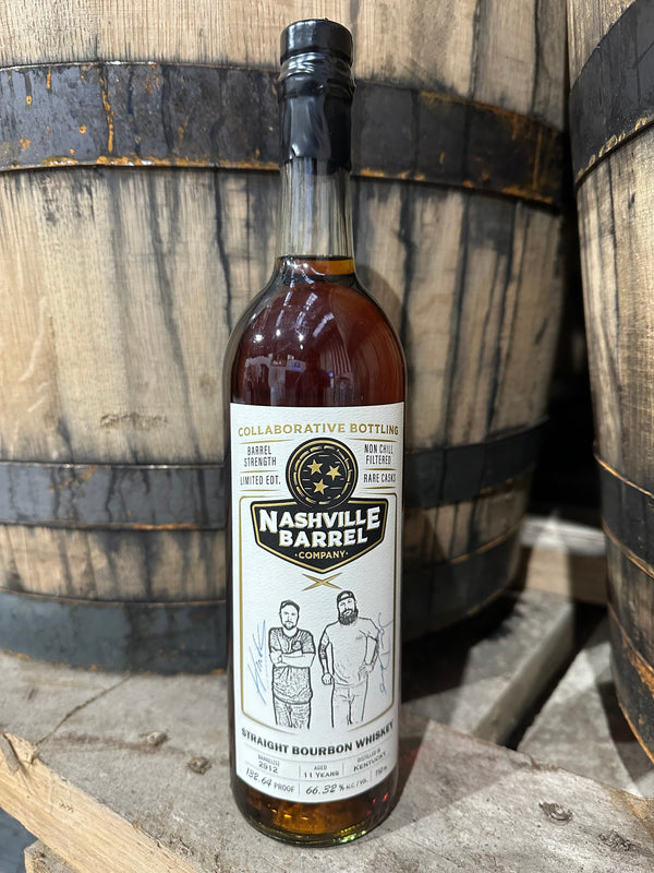 Nashville Barrel Co 11yr Kentucky Single Barrel Bourbon #2912 - Hinds / Davenport - 132.64 proof