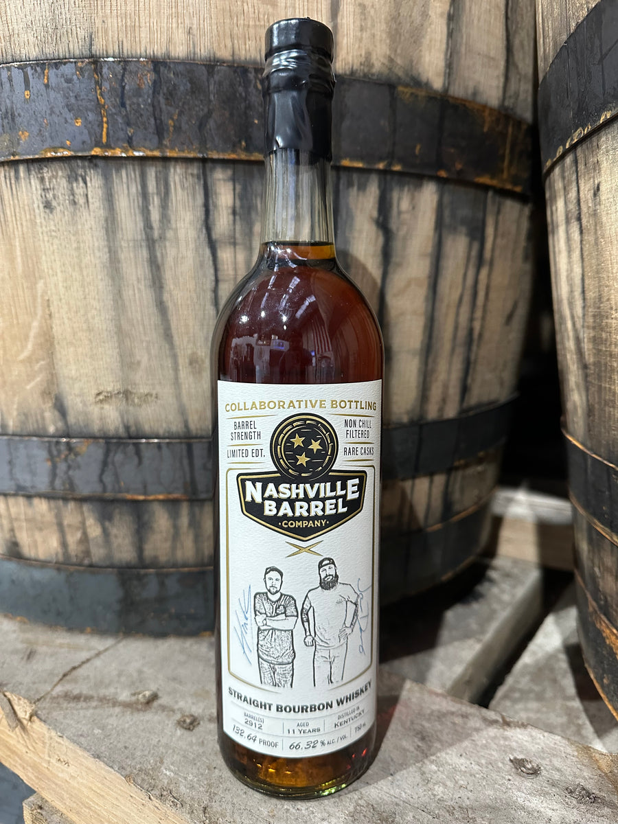 Nashville Barrel Co 11yr Kentucky Single Barrel Bourbon #2912 - Hinds / Davenport - 132.64 proof