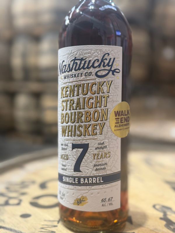 Nashtucky SIngle Barrel Kentucky Bourbon - #8431 - 131.34 Proof - Walk to the End Alzheimer's