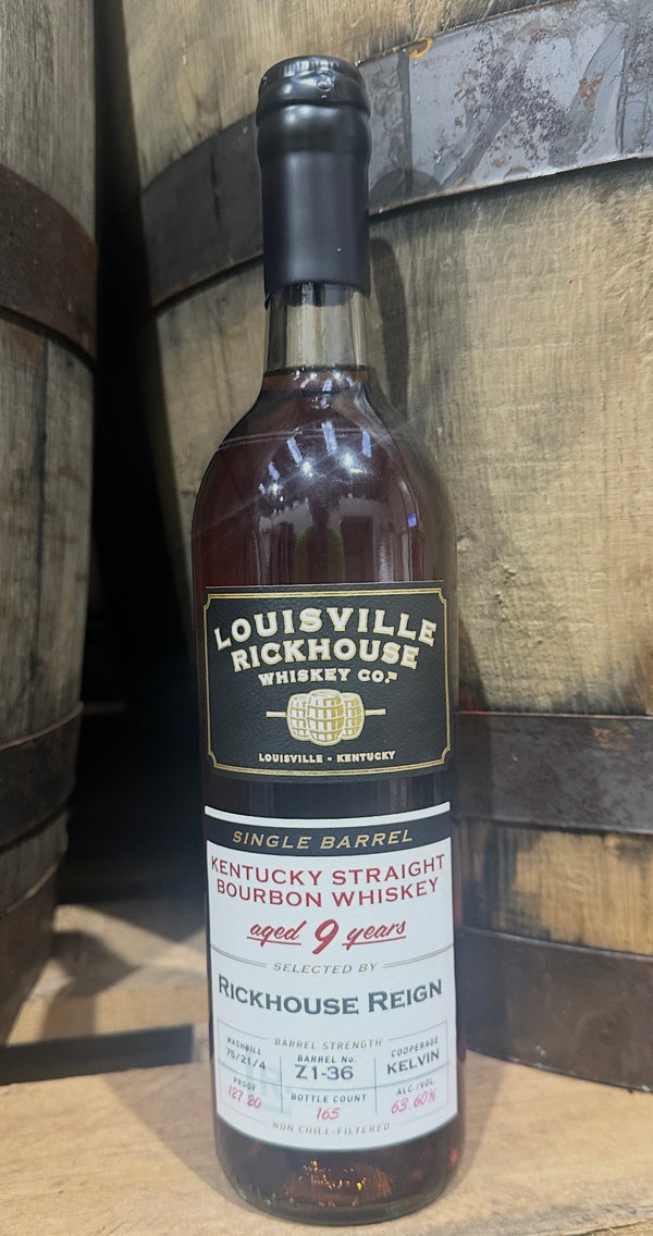 Louisville Rickhouse 9yr Single Barrel Bourbon Z1-36 - 127.20 proof - Bourbon Reign