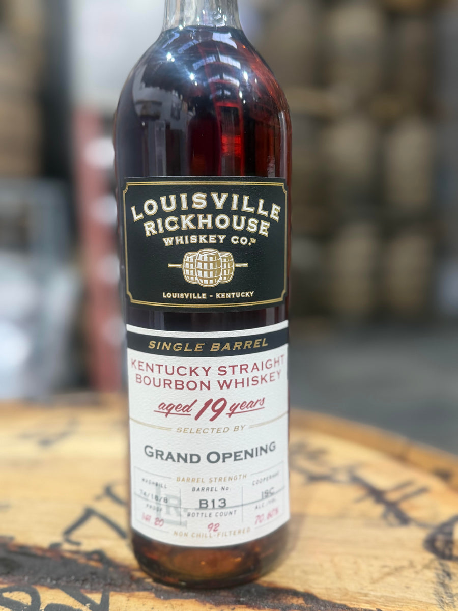 Louisville Rickhouse Whiskey Co 19yr Single Barrel Kentucky Straight Bourbon - B13 - 141.20 Proof
