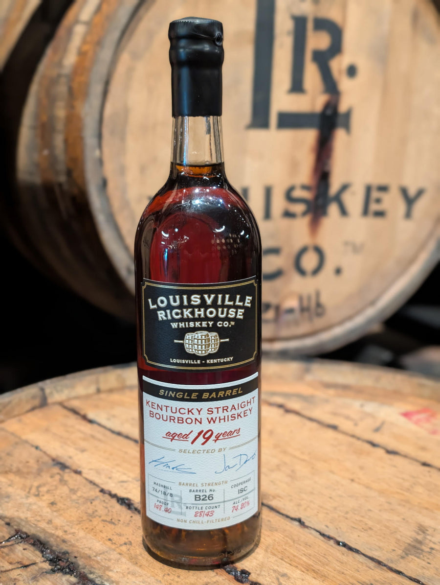Louisville Rickhouse 19yr Single Barrel Kentucky Straight Bourbon - #B26 - 148.40 Proof