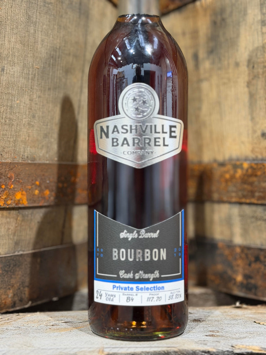 Nashville Barrel Co 24yr Kentucky Single Barrel Bourbon - #B4 - 117.70 Proof