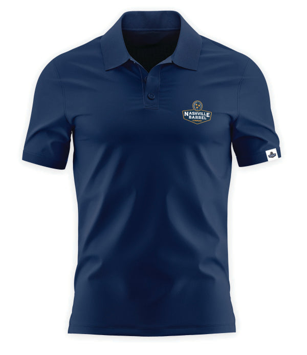 Nashville Barrel Co - Performance Polo - Blue