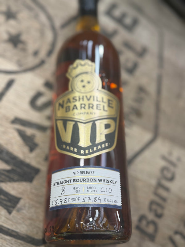 Nashville Barrel Co 8yr Single Barrel Bourbon - C10 - "Vip Release" - 115.78 Proof