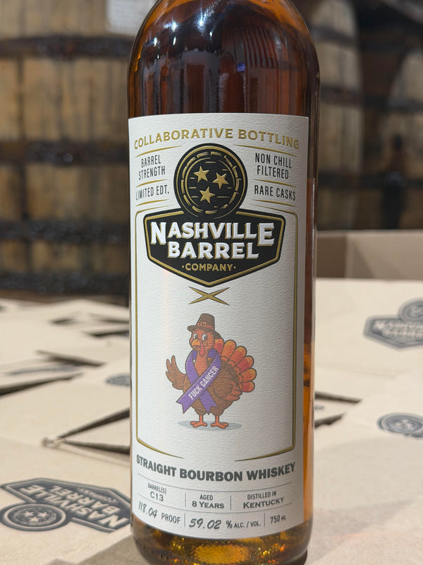 Nashville Barrel Co 8yr Straight Kentucky Bourbon - #C13 - 118.04 Proof