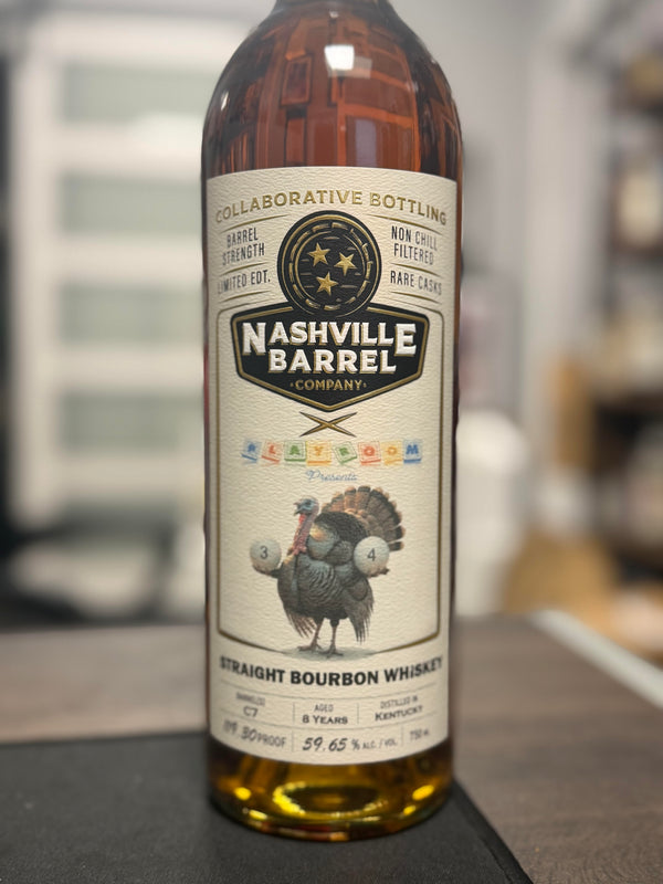 Nashville Barrel Co 8yr Single Barrel Bourbon - C7 - 119.30 Proof - "The Playroom"