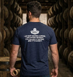 Nashville Barrel Co T-Shirt - Blue - "It's Called a Tasting and It's Classy"