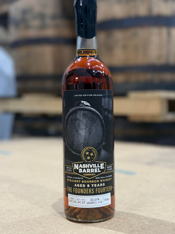 Nashville Barrel Co 8yr Single Barrel - Founders Fourteen - #12 - 128.56 Proof