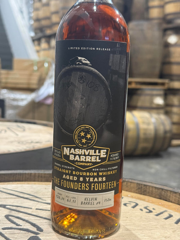 Nashville Barrel Co Founder's Fourteen - Single Barrel Bourbon - #9