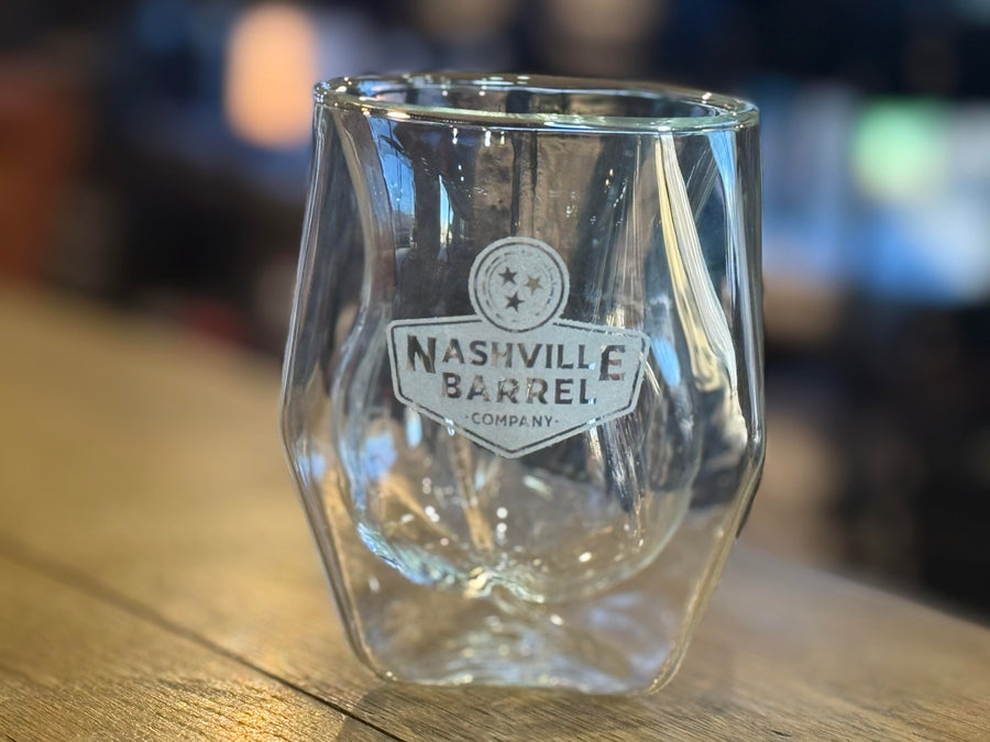 Nashville Barrel Co Double Wall Glass with Logo