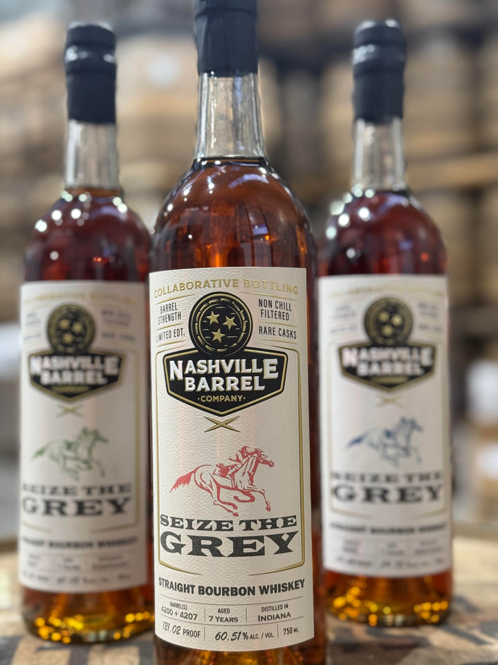 Nashville Barrel Co Seize the Grey Bundle - 3 Bottles - Straight Bourbon Whiskey