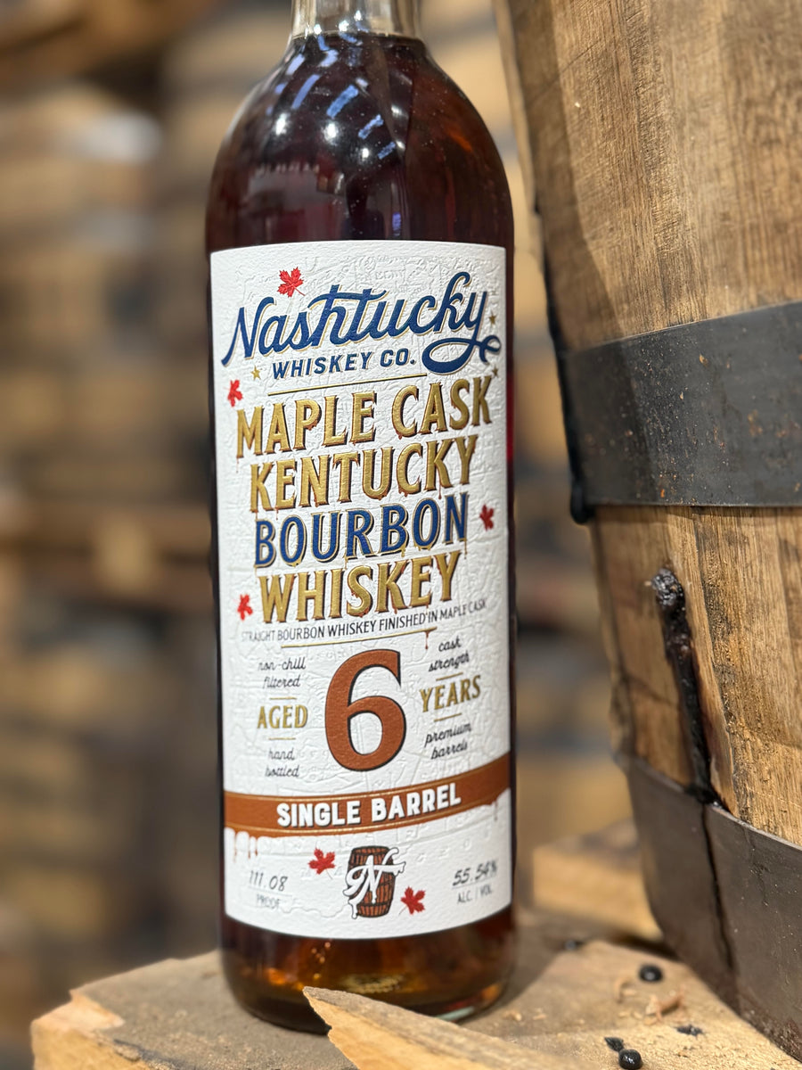 Nashtucky 6yr Single Barrel Kentucky Bourbon finished in a Maple Cask - Barrel Proof