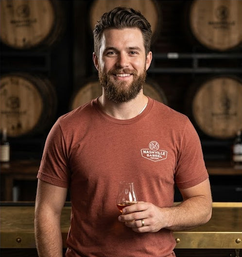 Nashville Barrel Co T-Shirt - Come for the Whiskey - Stay for the Boss - Clay