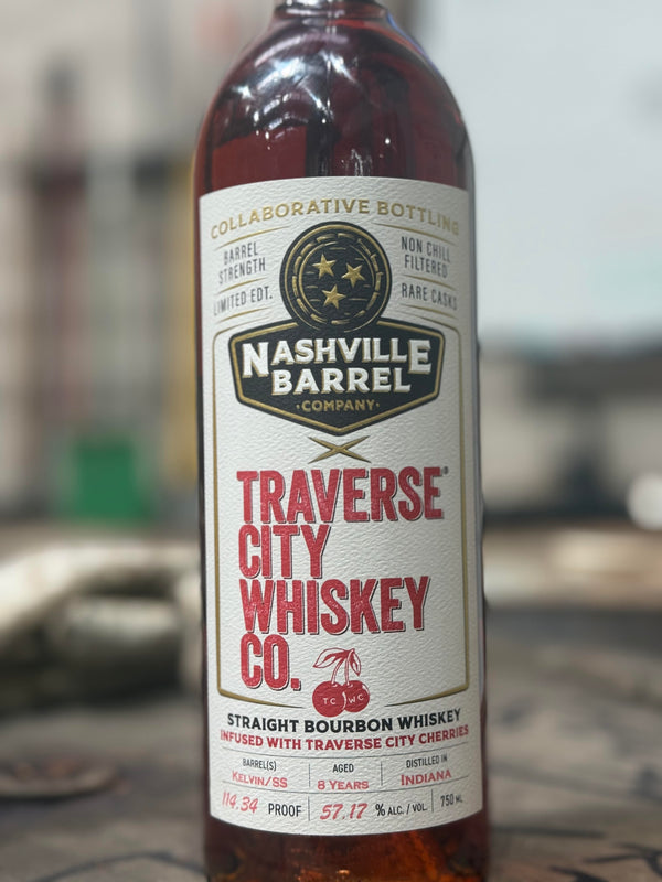 Nashville Barrel Co  / Trarverse City Collab - 8yr Bourbon - Cherry Cask Finished - 114.34 Proof